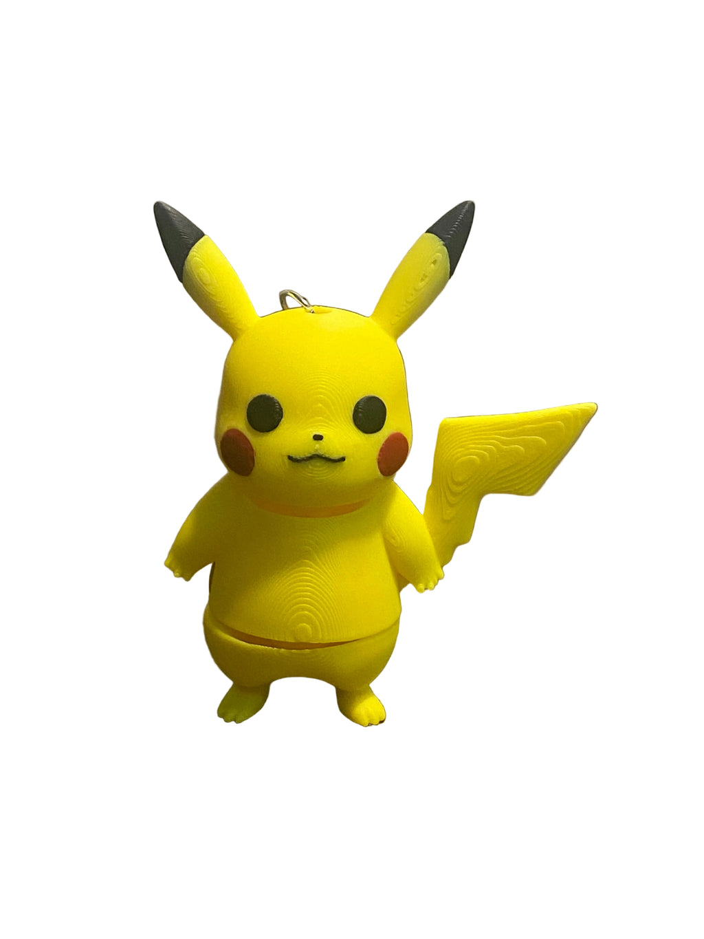 Pikachu 3D Printed Articulated Keychain Yellow Backpack Bag Charm Gift