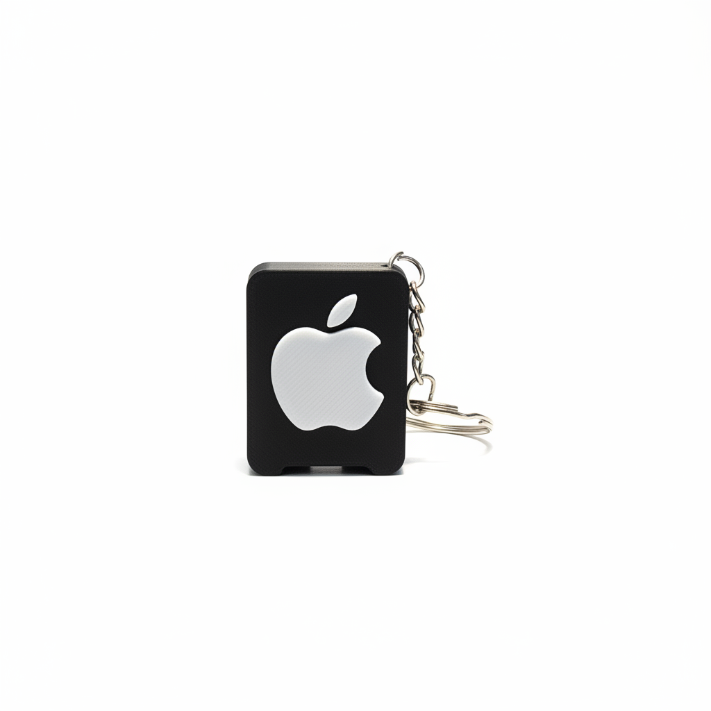 Apple Can Opener 3D Printed Keychain Cute Foodie Camping Novelty Gift Charm