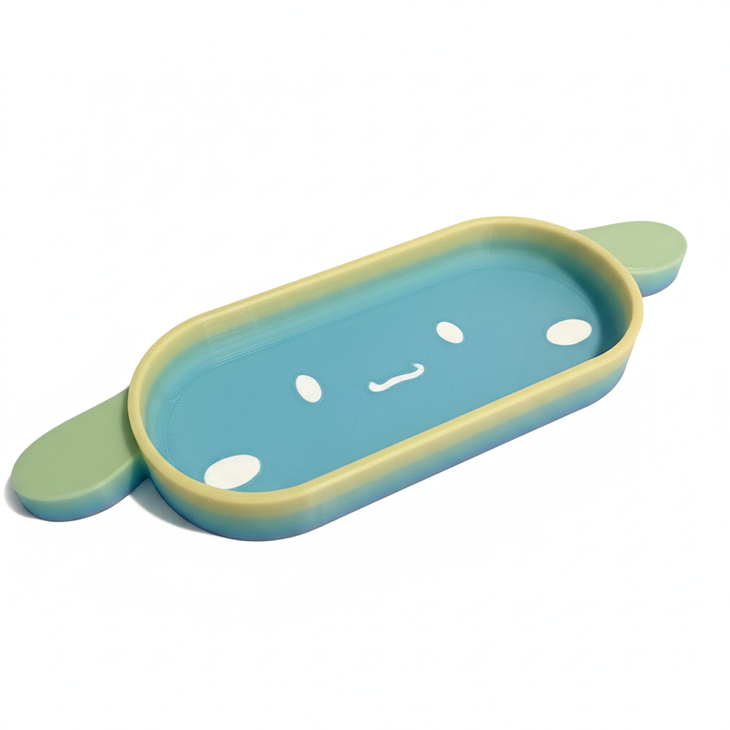 Cinnamoroll Eyeglasses Holder Tray – 3D Printed Cinnamoroll Desk Organizer for Glasses