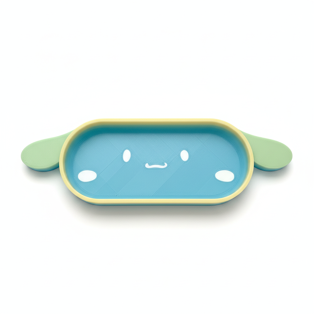 Cinnamoroll Eyeglasses Holder Tray – 3D Printed Cinnamoroll Desk Organizer for Glasses