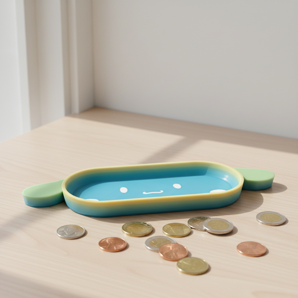 Cinnamoroll Eyeglasses Holder Tray – 3D Printed Cinnamoroll Desk Organizer for Glasses