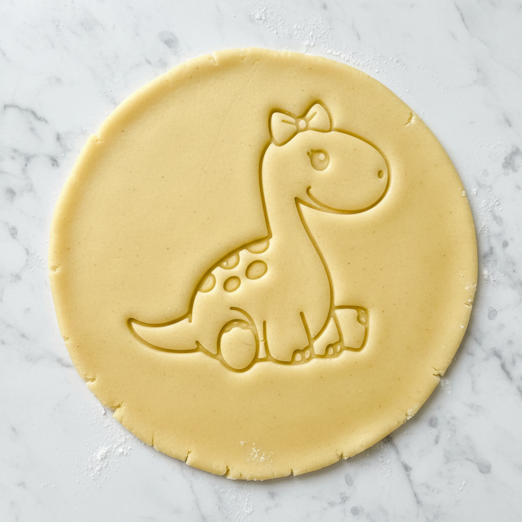 Dinosaur Cookie Cutter Set 8 Pieces 4 Dino Designs Food Safe 3D Printed