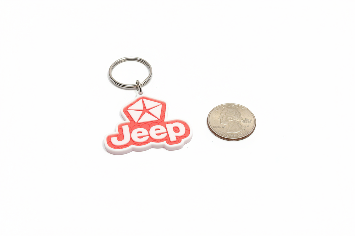 3D Printed Jeep Keychain Unique Gift for Jeep Lovers
