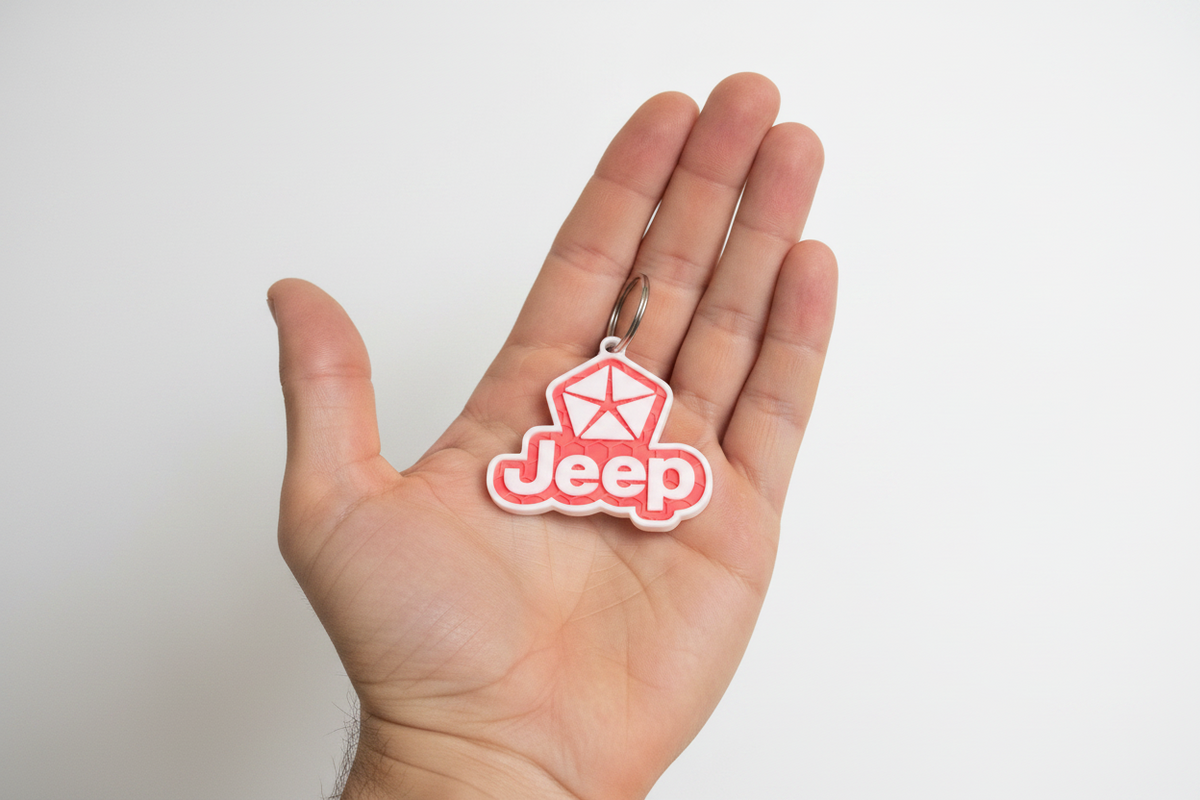 3D Printed Jeep Keychain Unique Gift for Jeep Lovers