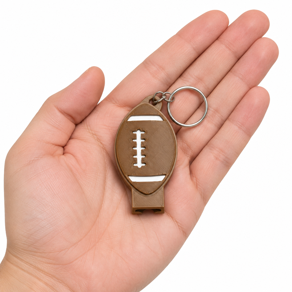 Football Can Opener Keychain 3D Printed Can Tab Opener Sports Fan Gift