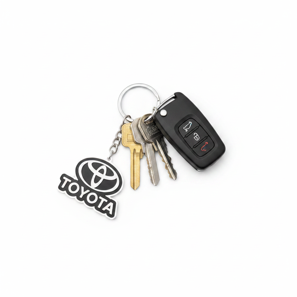 Toyota keychain with keys