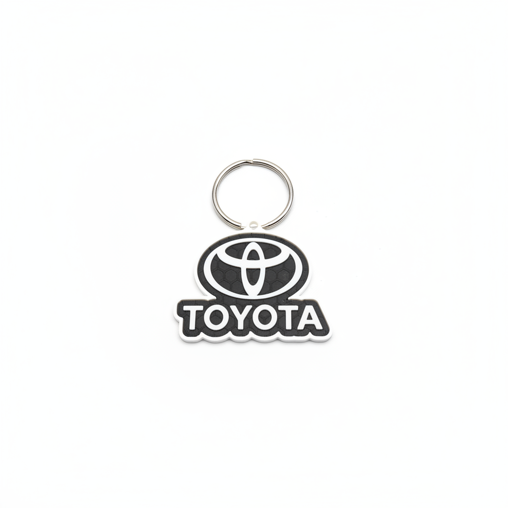 Toyota keychain white background