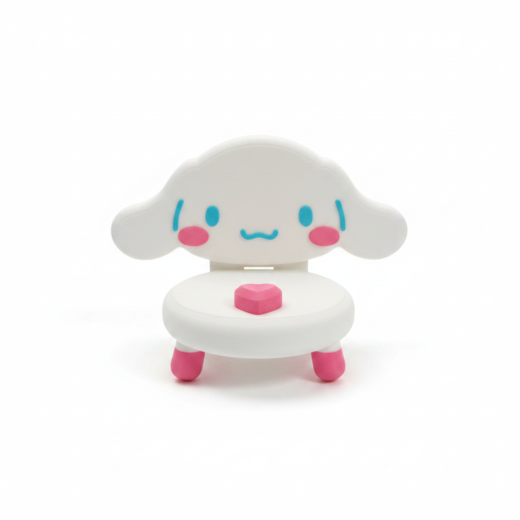 Suporte de celular Cinnamoroll fundo branco