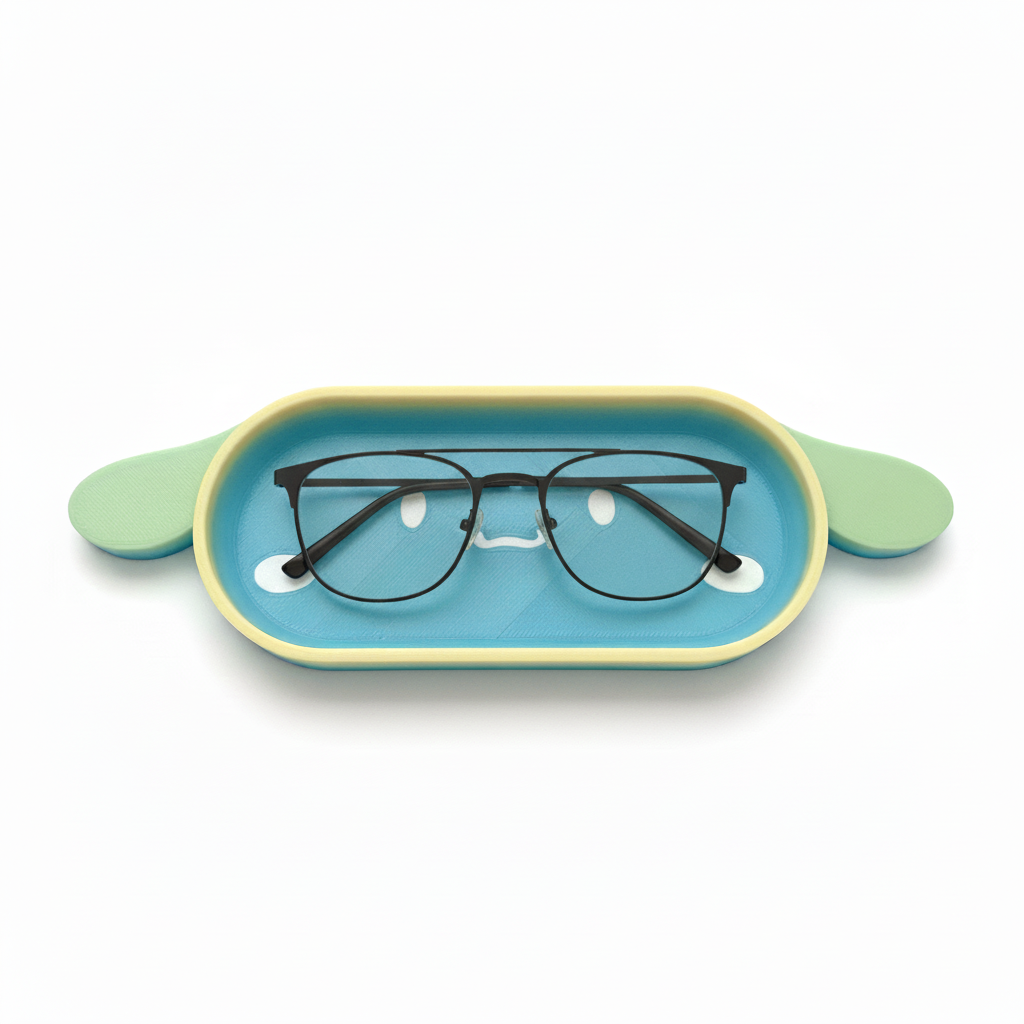 Cinnamoroll tray with glasses