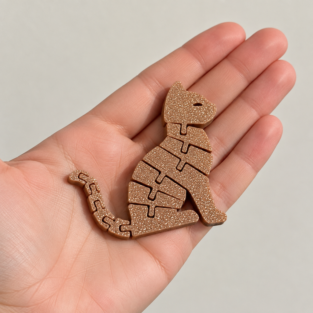Keychain in the palm of a hand