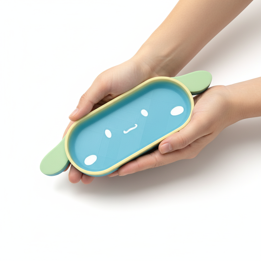 Cinnamoroll Eyeglasses Holder Tray – 3D Printed Cinnamoroll Desk Organizer for Glasses