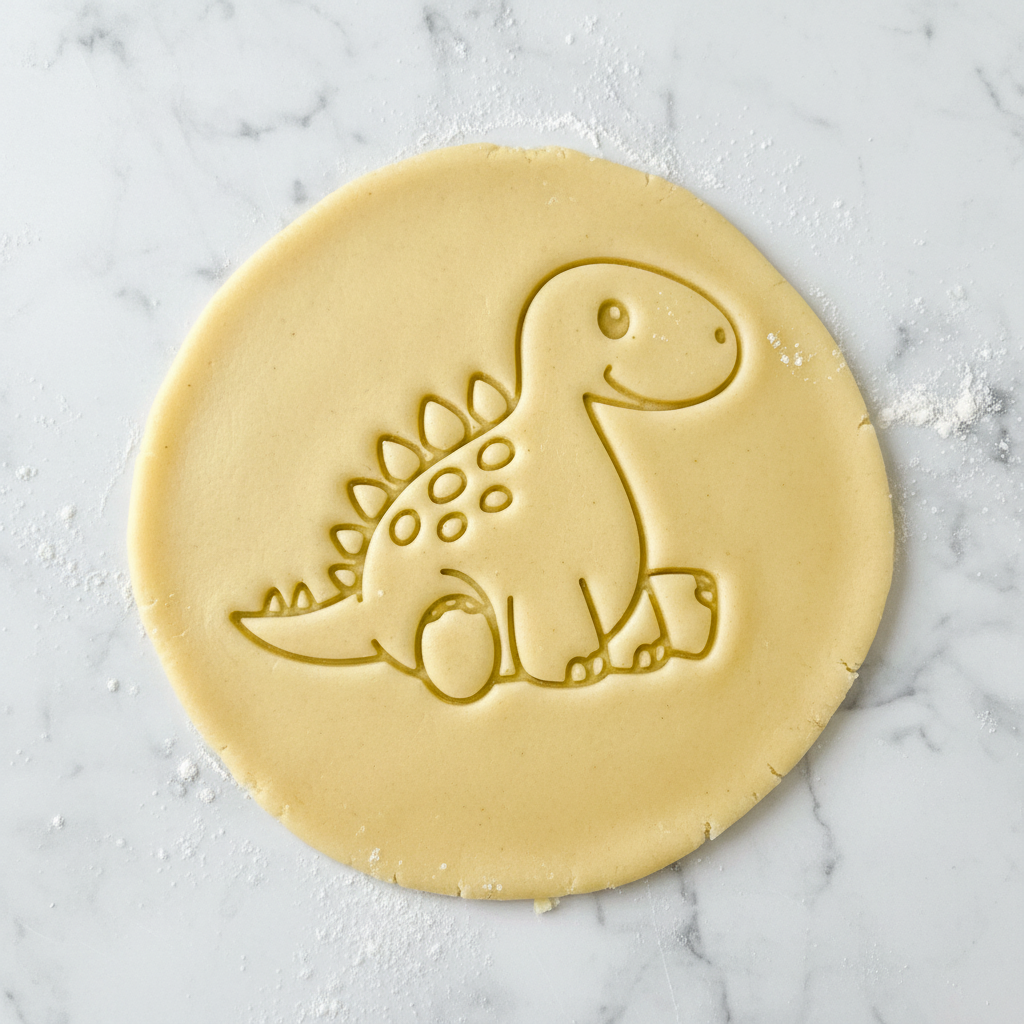 Dinosaur Cookie Cutter Set 8 Pieces 4 Dino Designs Food Safe 3D Printed