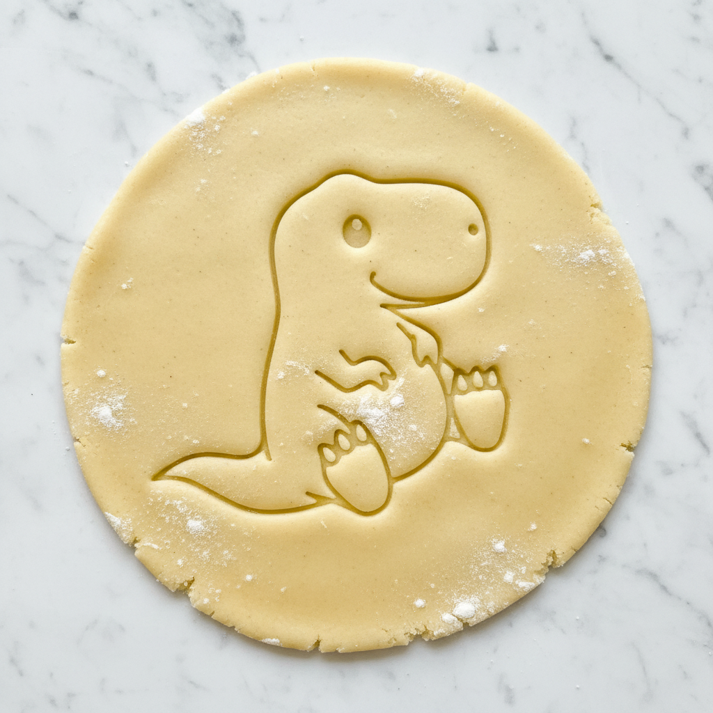 Dinosaur Cookie Cutter Set 8 Pieces 4 Dino Designs Food Safe 3D Printed